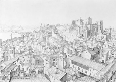 View of the Town of Avignon and its surroundings by Etienne Martellange